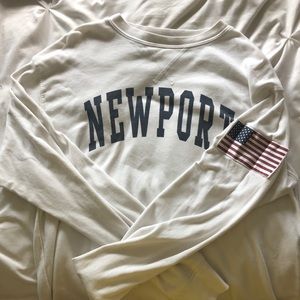 RARE long sleeve brandy melville NEWPORT top!